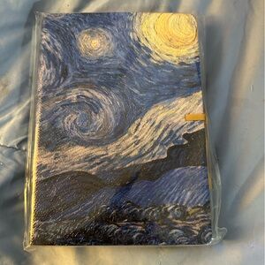 Van Gogh Starry Night Leather Journal NWT Made in Italy